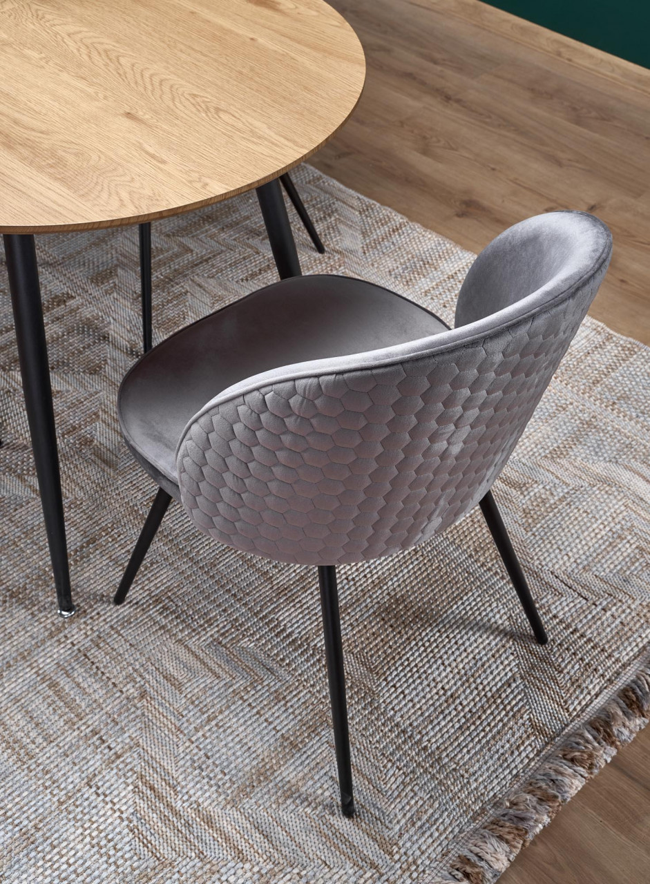Poze Scaun K395 velvet gri