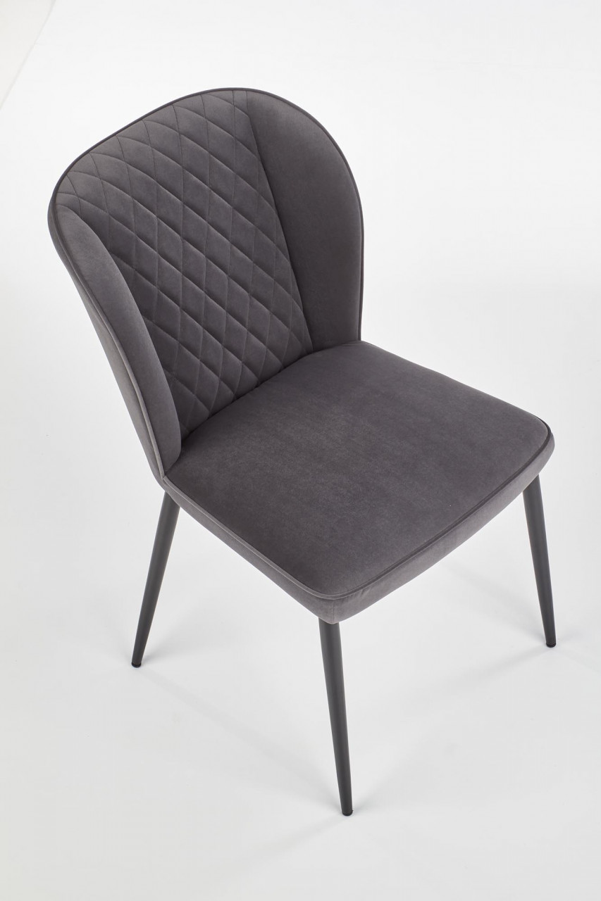 Poze Scaun K399 velvet gri