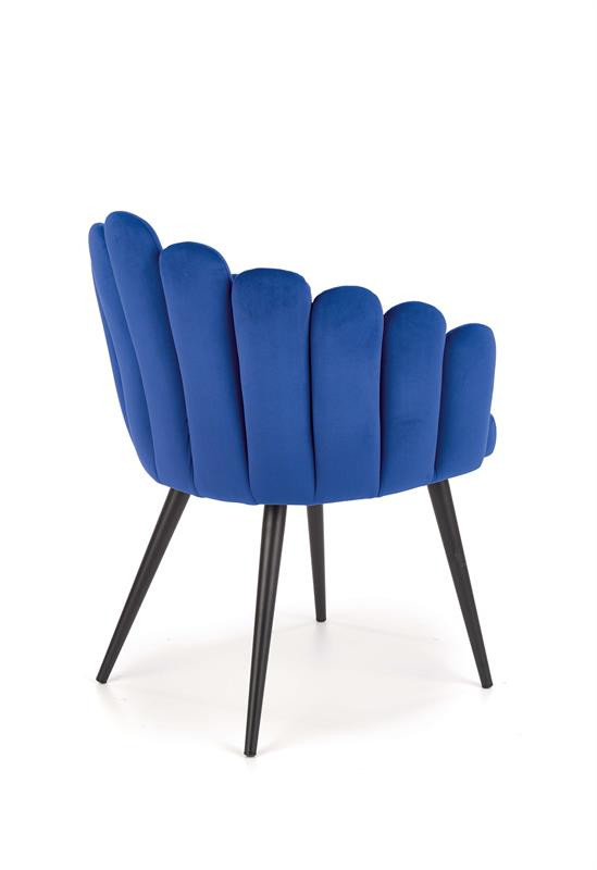 Poze Scaun K410 velvet bleumarin – H85