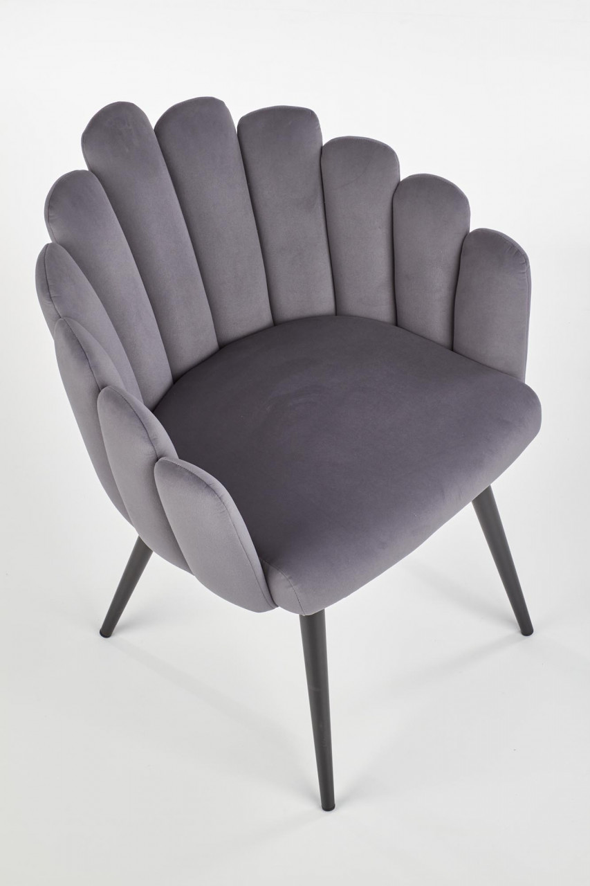 Poze Scaun K410 velvet gri