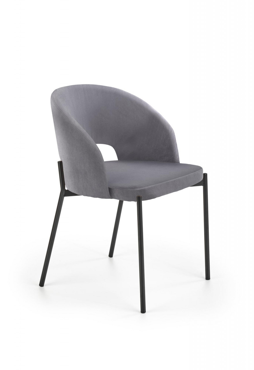 Poze Scaun K455 Velvet Gri – H77