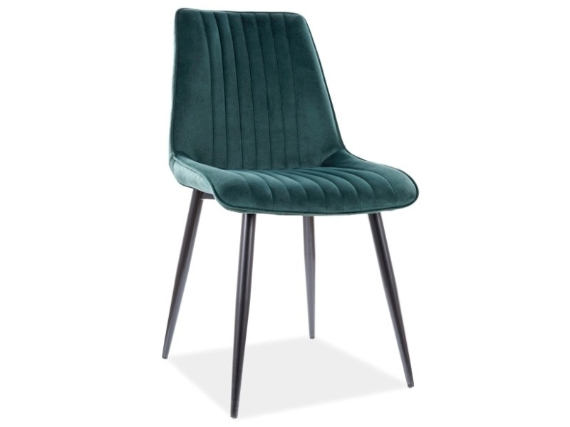 Poze Scaun Kim Velvet Verde – l47 x A42 x H88 cm