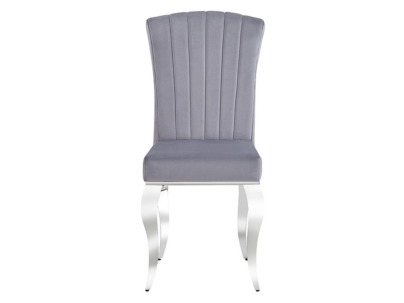 Poze Scaun Prince velvet gri - H100 cm