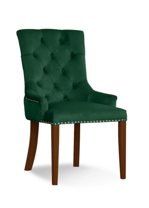 Poze Scaun tapitat August Green / Walnut