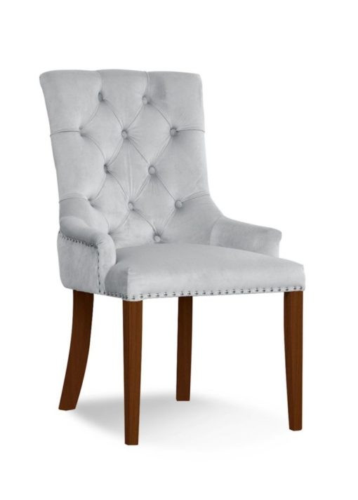 Poze Scaun tapitat August Silver / Walnut