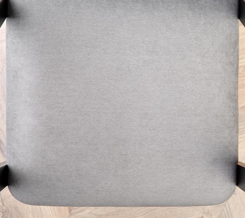 Poze Scaun tapitat Azul Gri - Negru - H 79cm