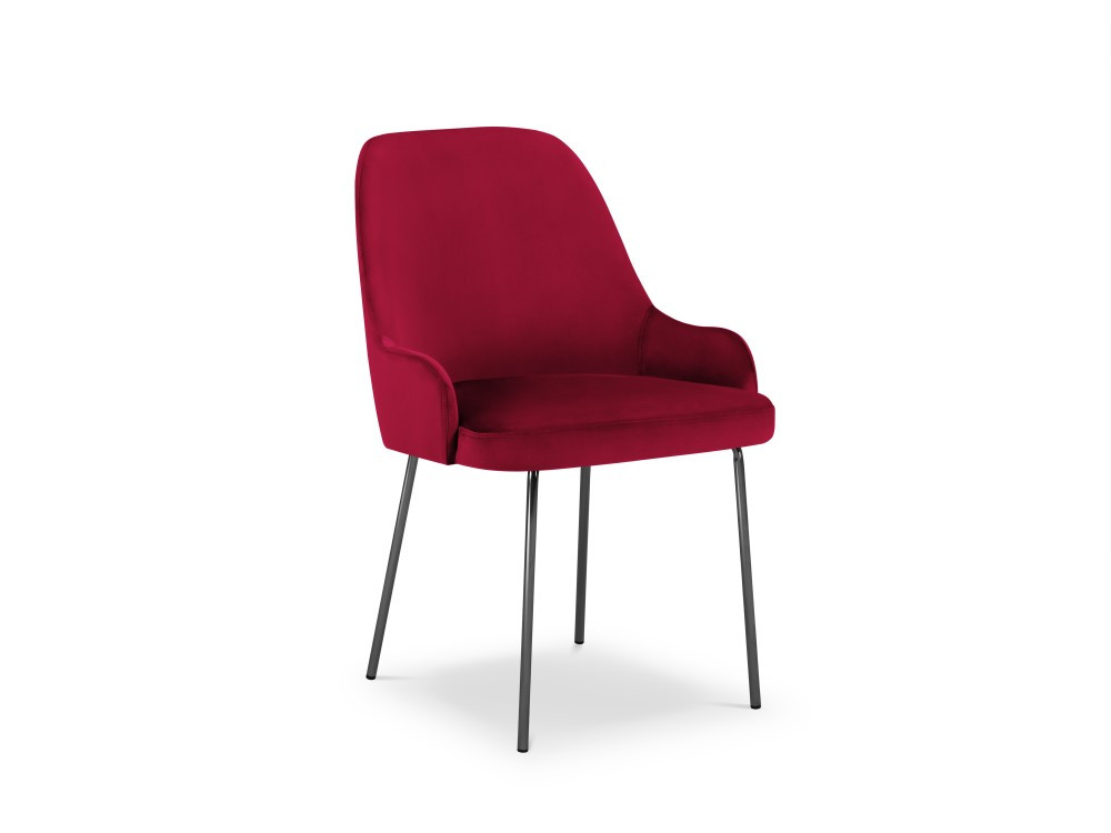 Poze Scaun tapitat cu catifea Malaga - H86 cm