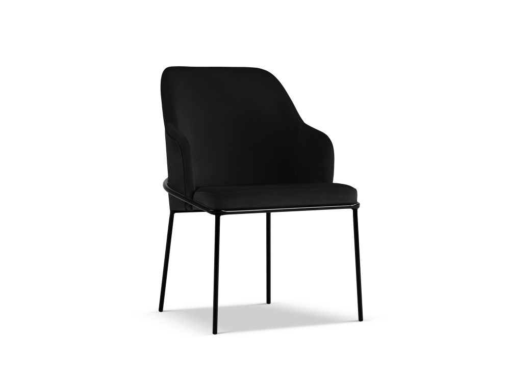 Poze Scaun tapitat cu catifea Sandrine - H84 cm