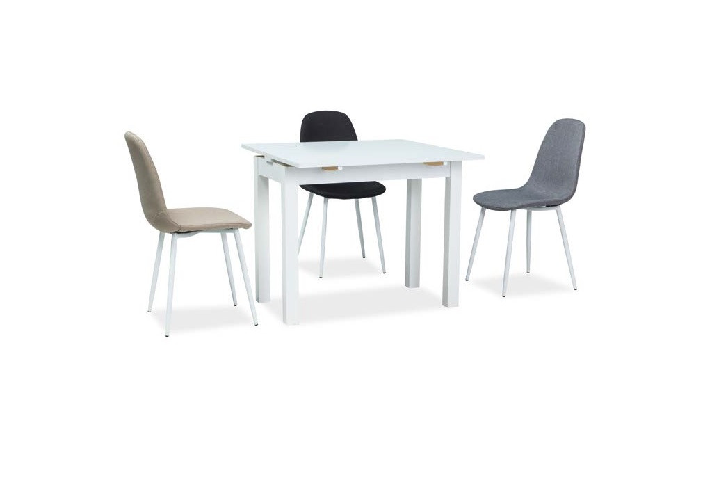 Poze Scaun textil Fox gri-alb - H 86 cm