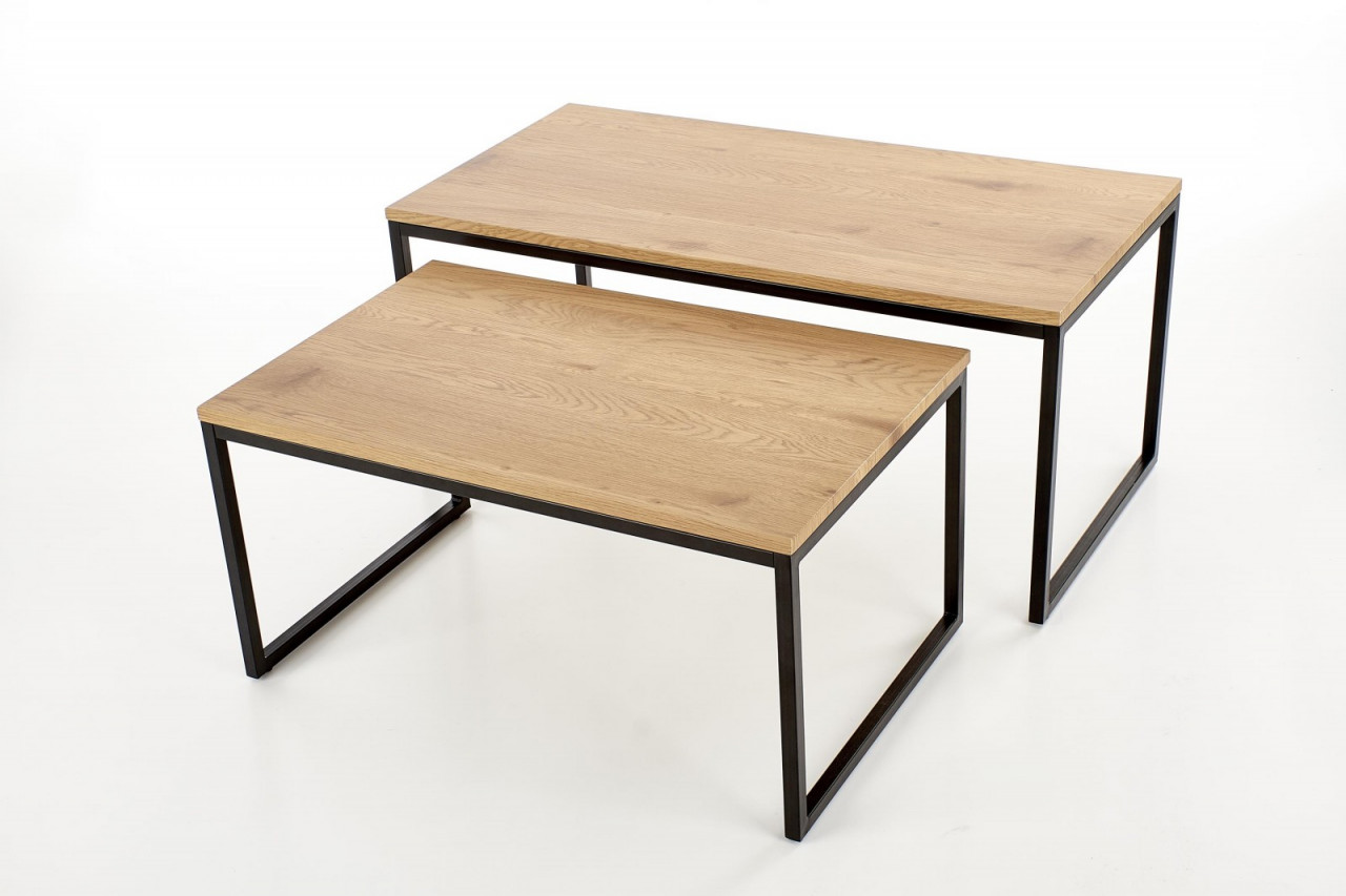 Poze Set 2 mese de cafea Sabrosa - L 80/100 x l 50/50 x h 40/45 cm