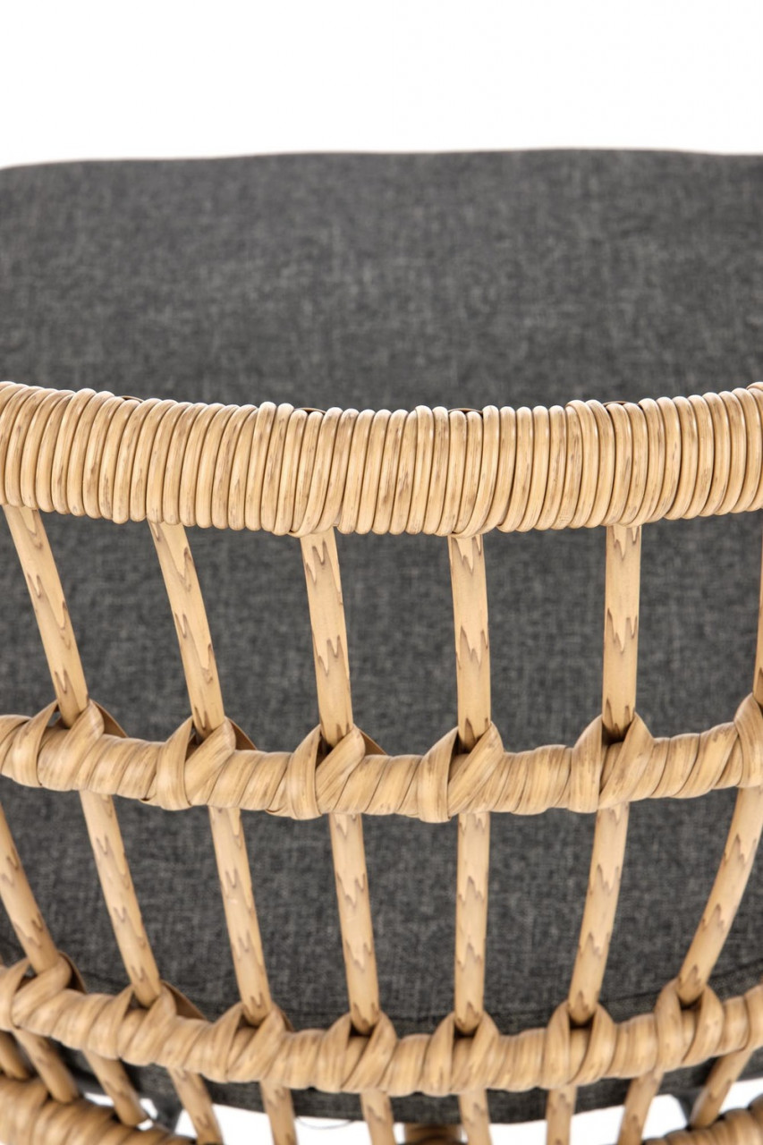 Poze Set masa extensibila Alvaro L180-240 cm + 4 scaune K456 ratan natural