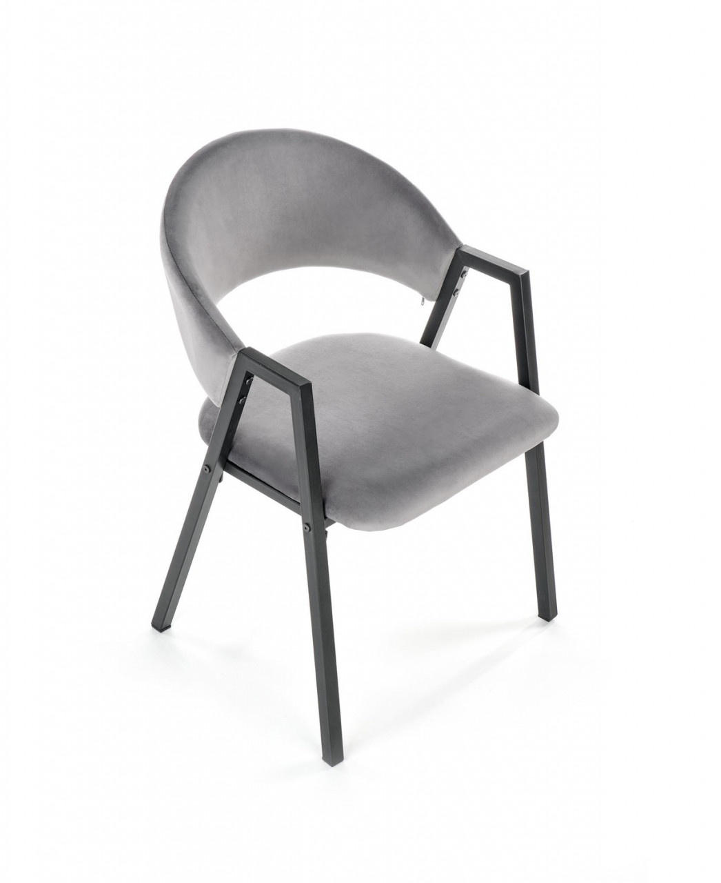 Poze Set masa extensibila Balrog 2 L140-180 cm + 4 scaune K473 velvet gri