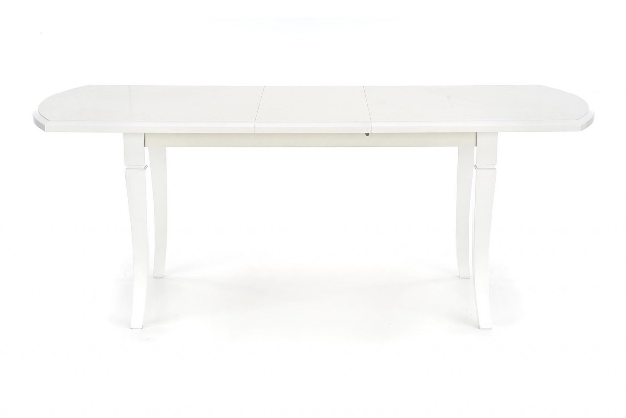 Poze Set masa extensibila Fryderyk alba L160-240 cm + 4 scaune Konrad alb/gri Inari91