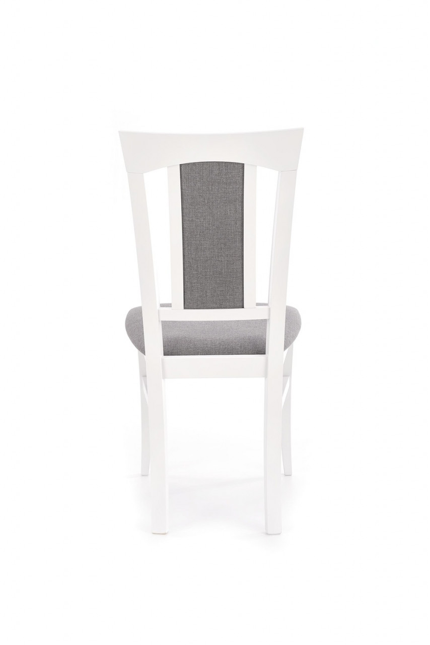 Poze Set masa extensibila Fryderyk alba L160-240 cm + 4 scaune Konrad alb/gri Inari91
