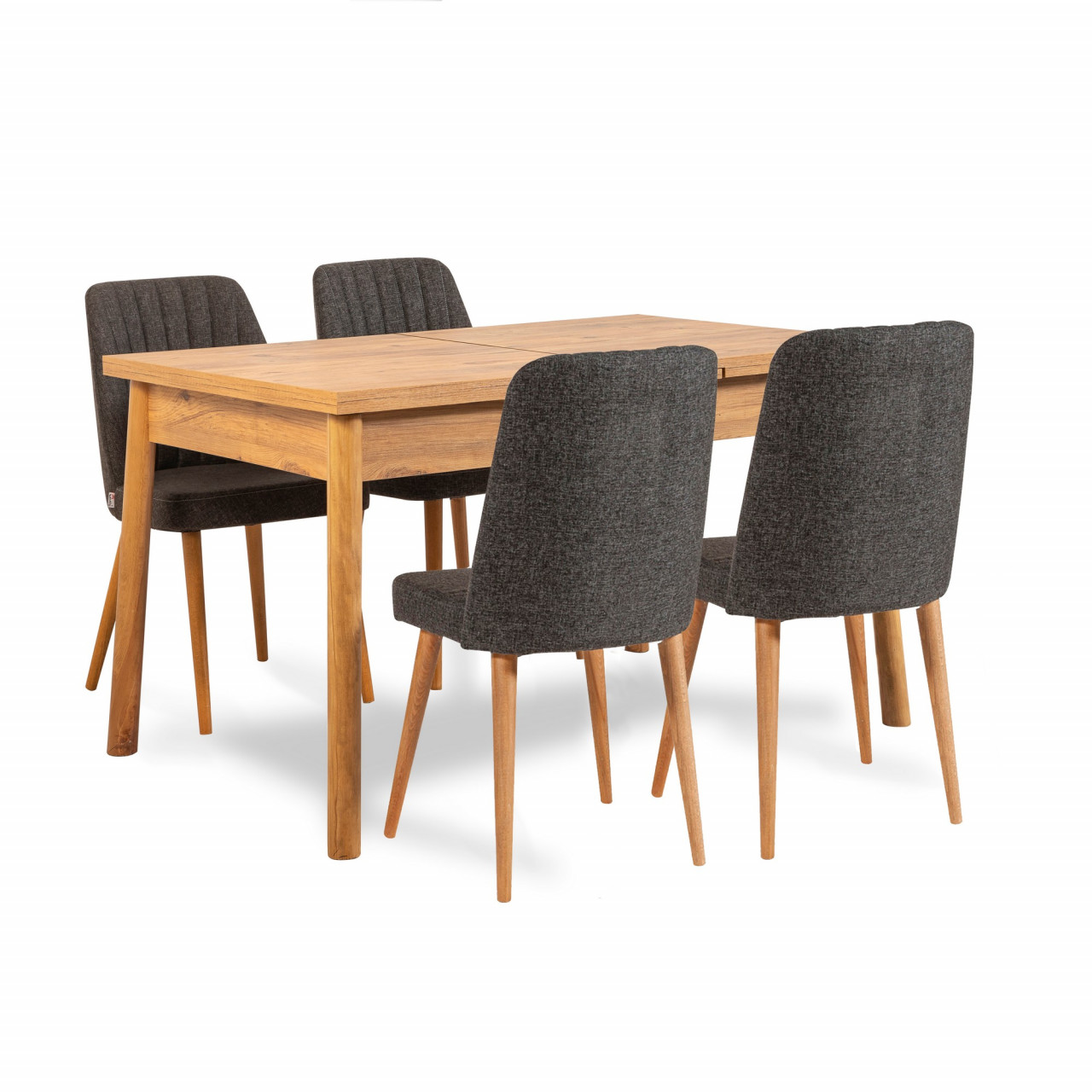 Poze Set masa extensibila si scaune (5 piese) Santiago Atlantic Anthracite