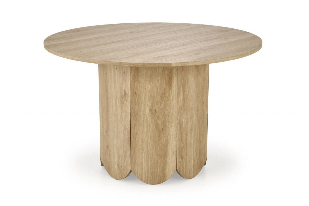 Poze Set masa rotunda Hugo + 3 scaune K489 bej/auriu