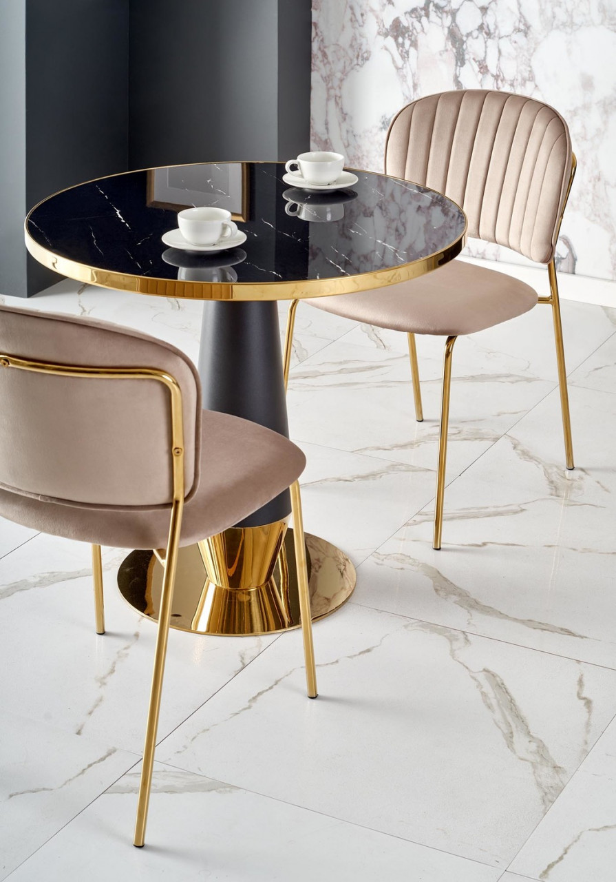Poze Set masa rotunda Molina + 4 scaune K499 bej