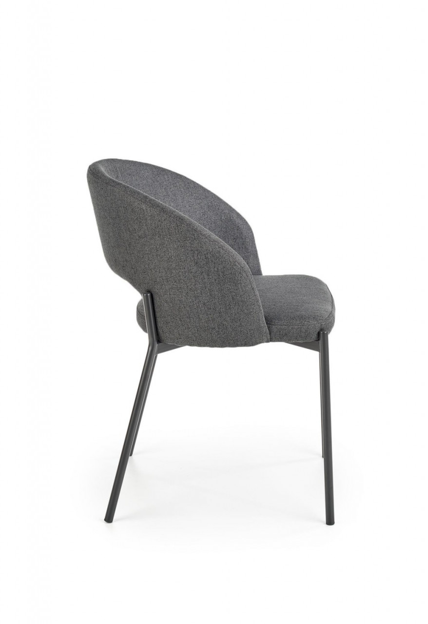 Poze Set masa rotunda Mozambik ø120 cm + 4 scaune K373 gri