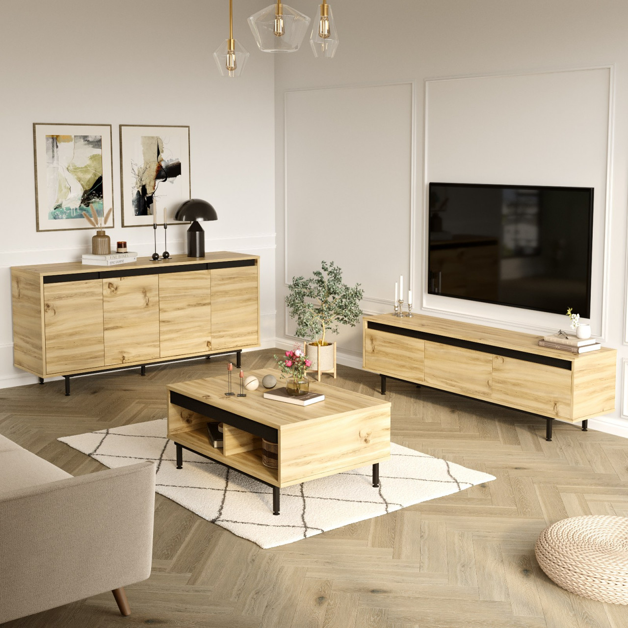 Poze Set mobila living LV34-KL (3 piese)