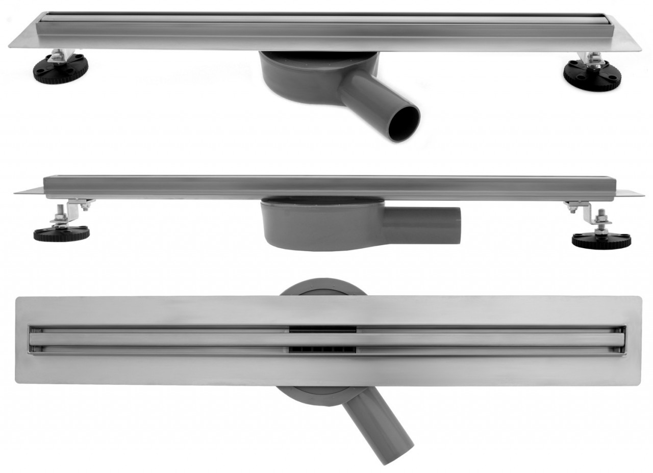 Poze Set rigola pentru dus cu capac Neo Slim Pro Crom - 80 cm