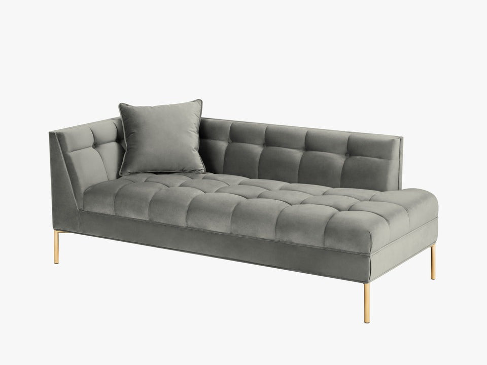 Poze Sezlong Karoo catifea L185 cm