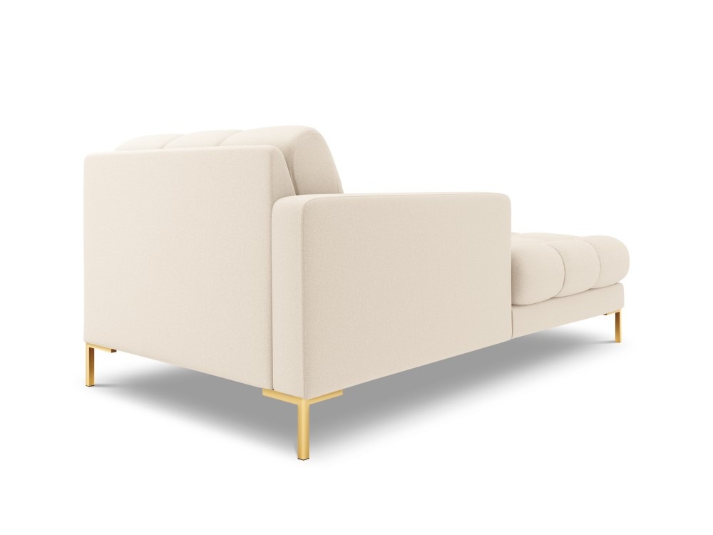 Poze Sezlong tapitat Bali picioare gold – L185 x l102 x h75