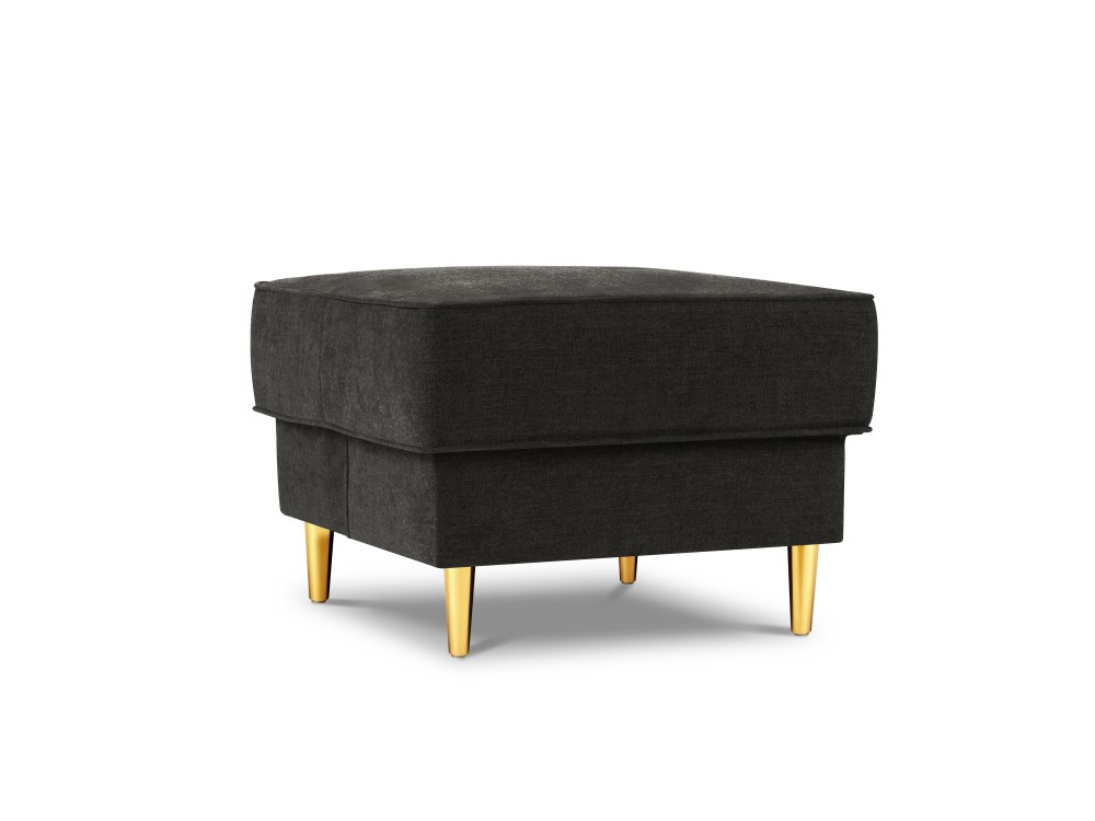 Poze Taburet Fano tapitat picioare gold – L64 x l64 x h44