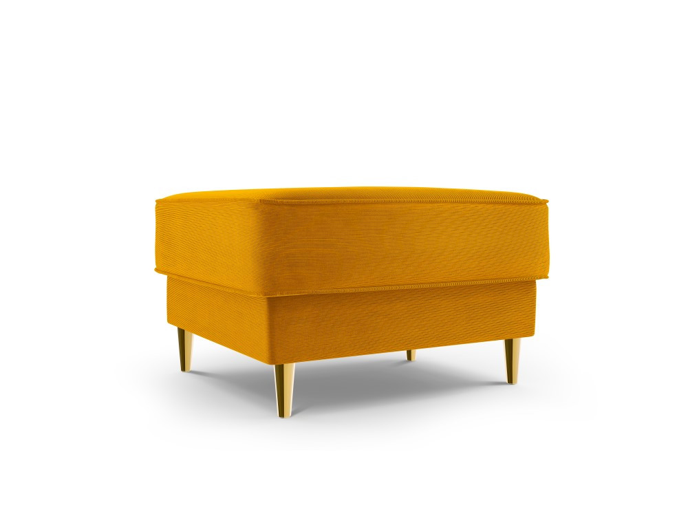 Poze Taburet Fano tapitat velvet/picioare gold – L64 x l64 x h44