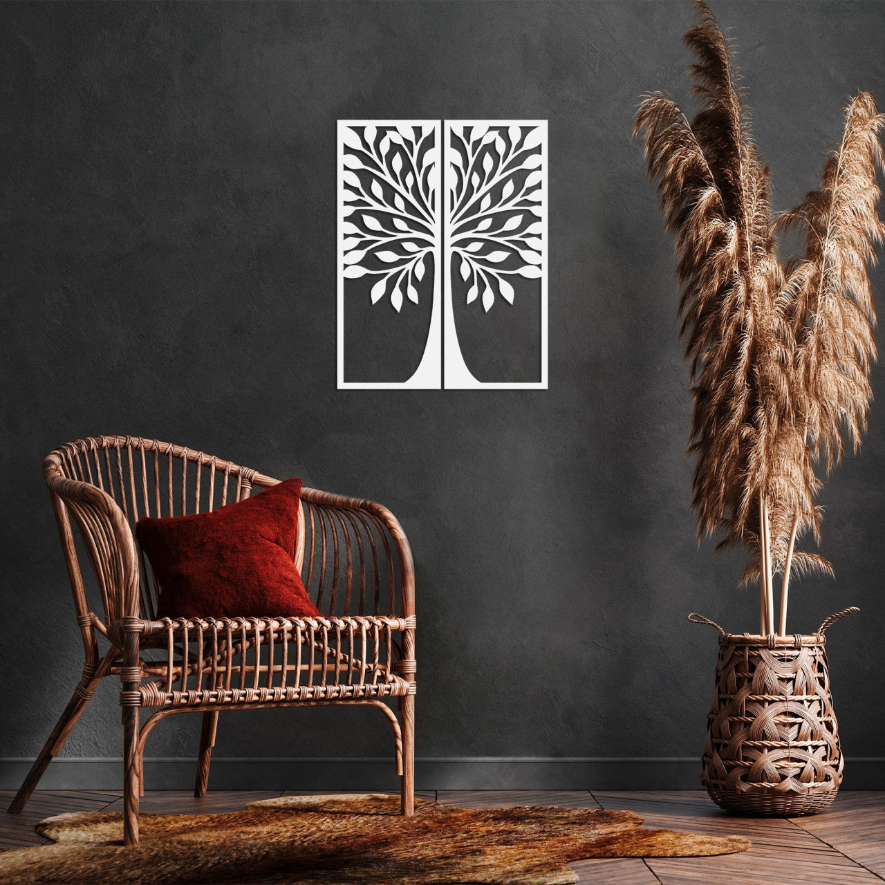 Poze Accesoriu decorativ de perete din lemn Agac 2