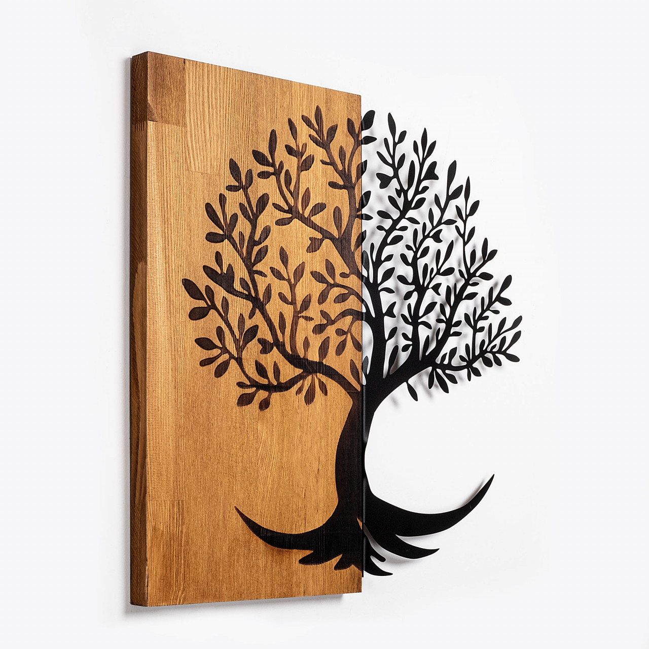 Poze Accesoriu decorativ de perete din lemn Lime tree - 373