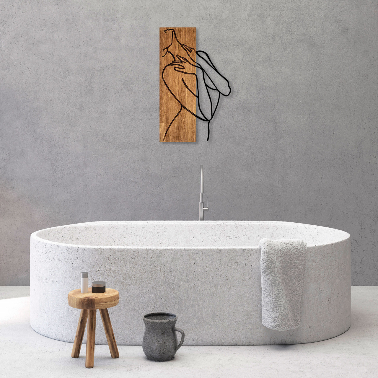 Poze Accesoriu decorativ de perete din lemn MA-297