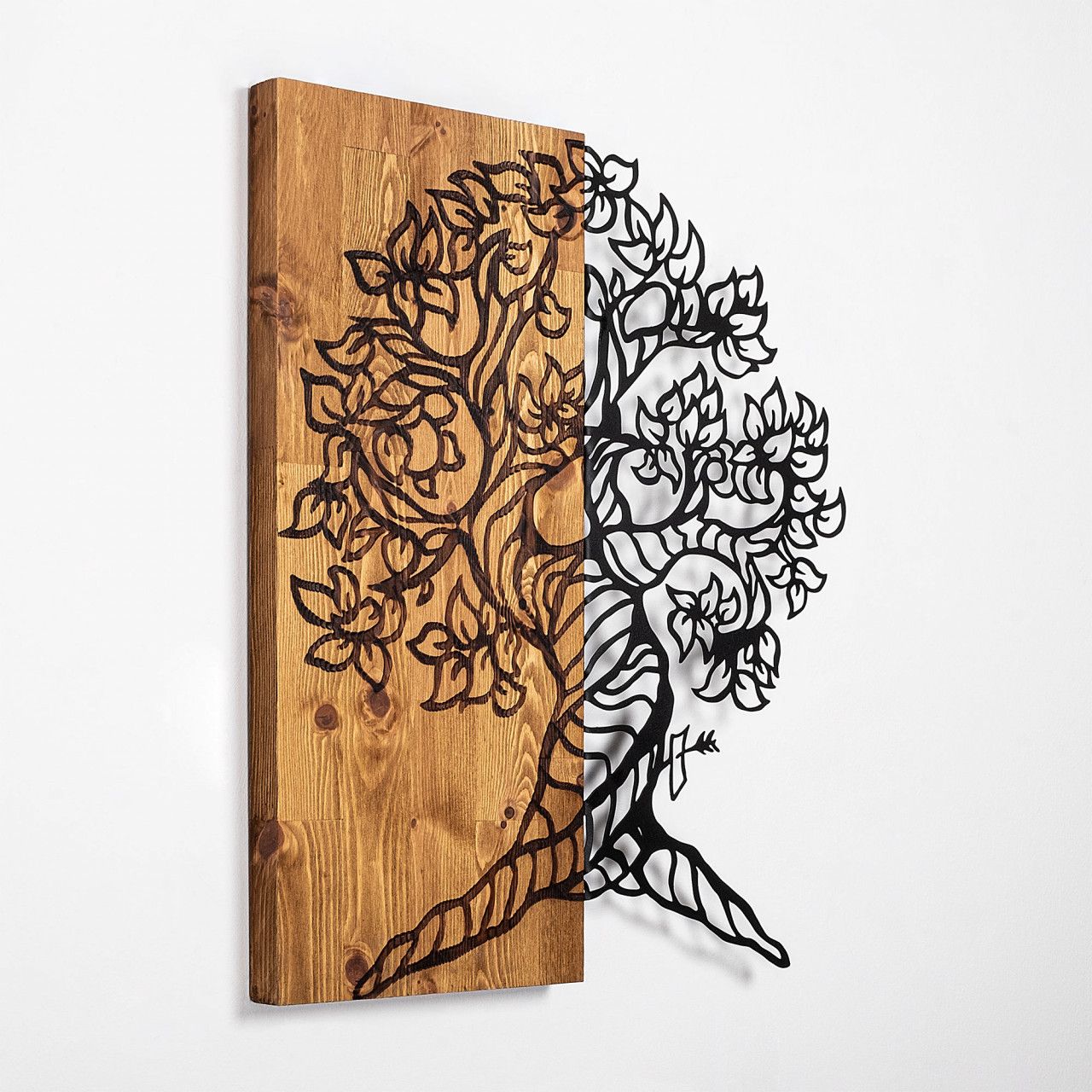 Poze Accesoriu decorativ de perete din lemn Monumental Tree 1