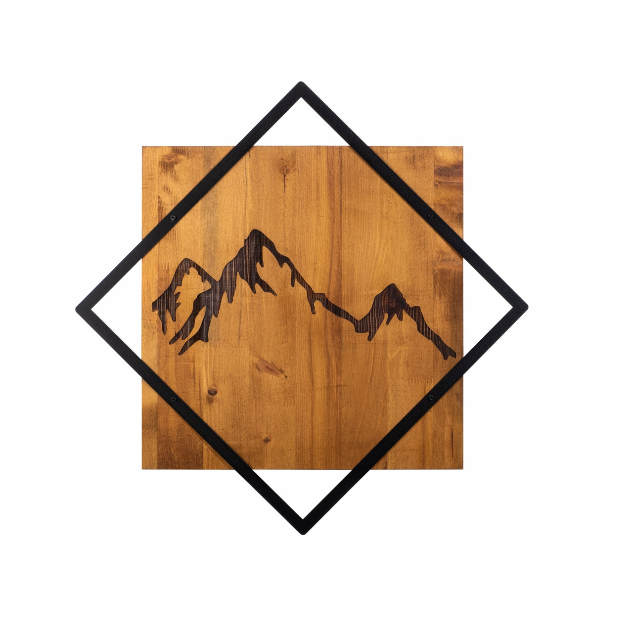Poze Accesoriu decorativ de perete din lemn Mountain 2