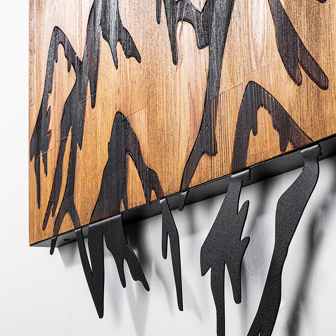 Poze Accesoriu decorativ de perete din lemn Mountain 5