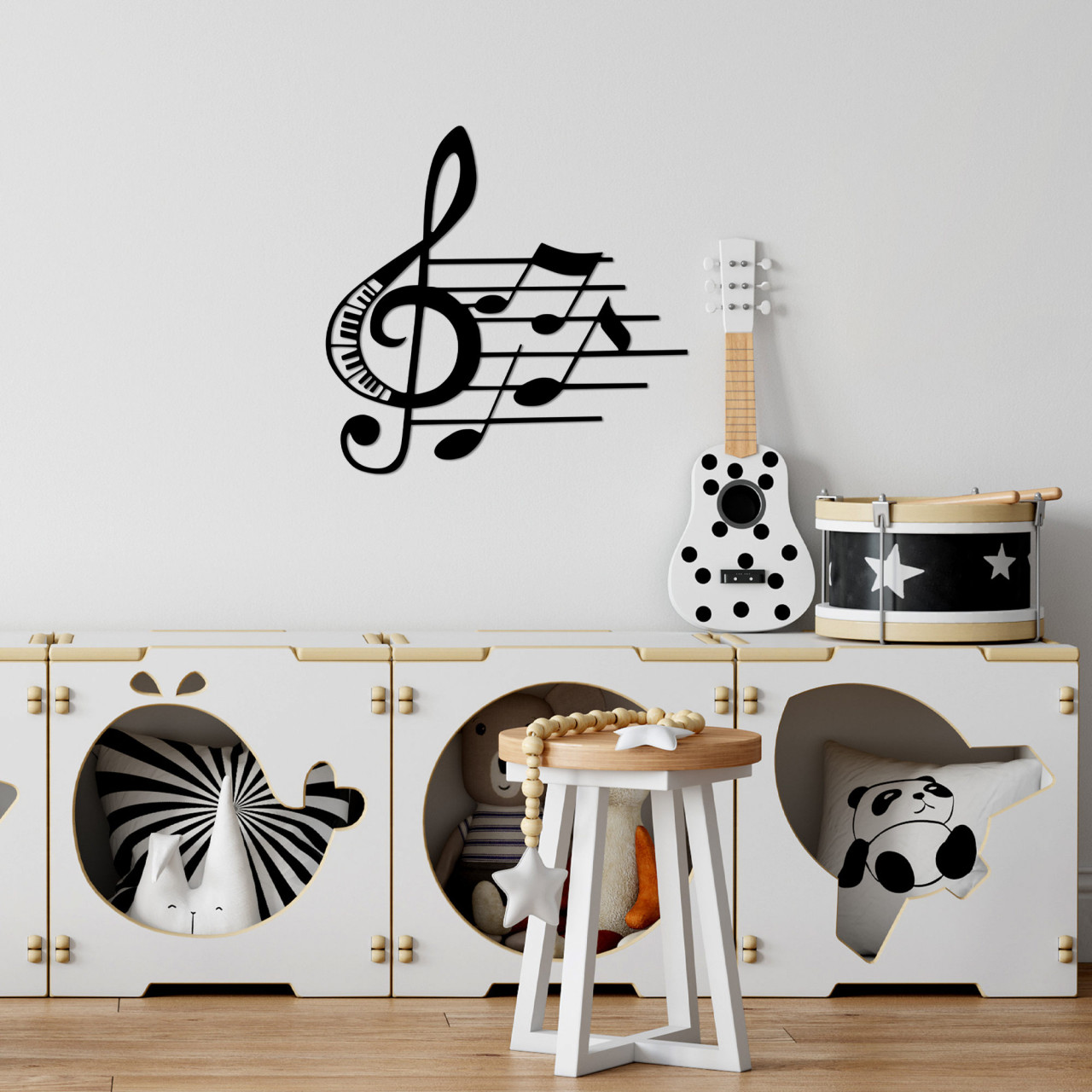 Poze Accesoriu decorativ de perete metalic Fast music - 527