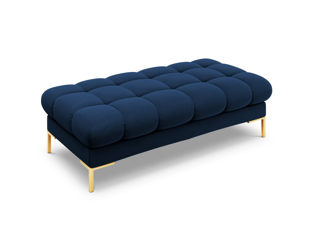 Poze Banca Bali velvet/picioare gold – L133 x l62 x h41