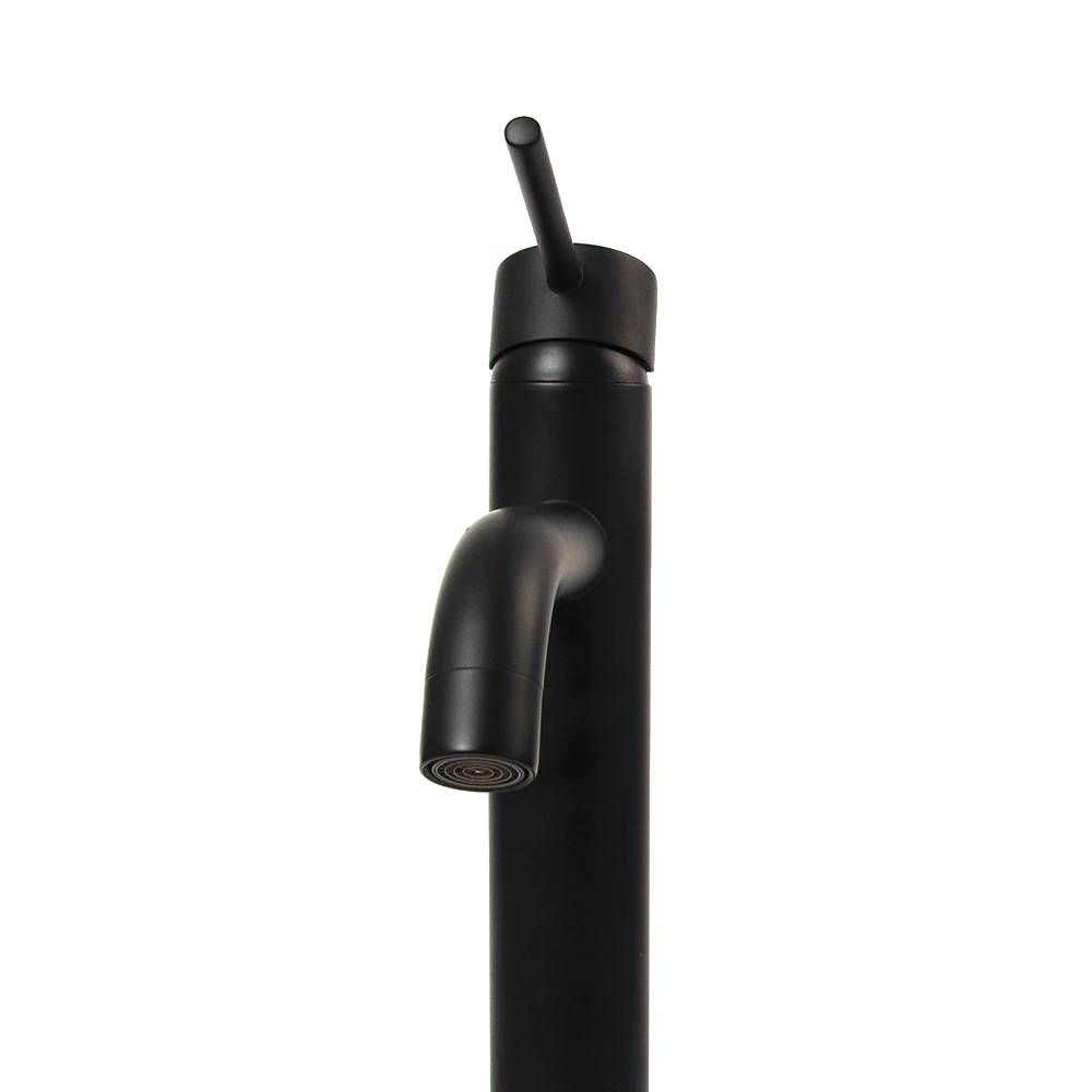 Poze Baterie Lungo înaltă negru mat - H 28 cm