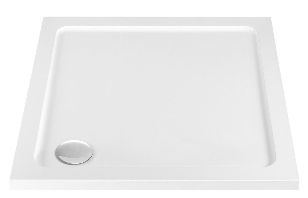 Poze Cadita pentru dus Savoy alb 90x90