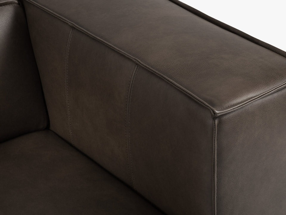 Poze Canapea 3 locuri Agawa piele naturala L227 cm