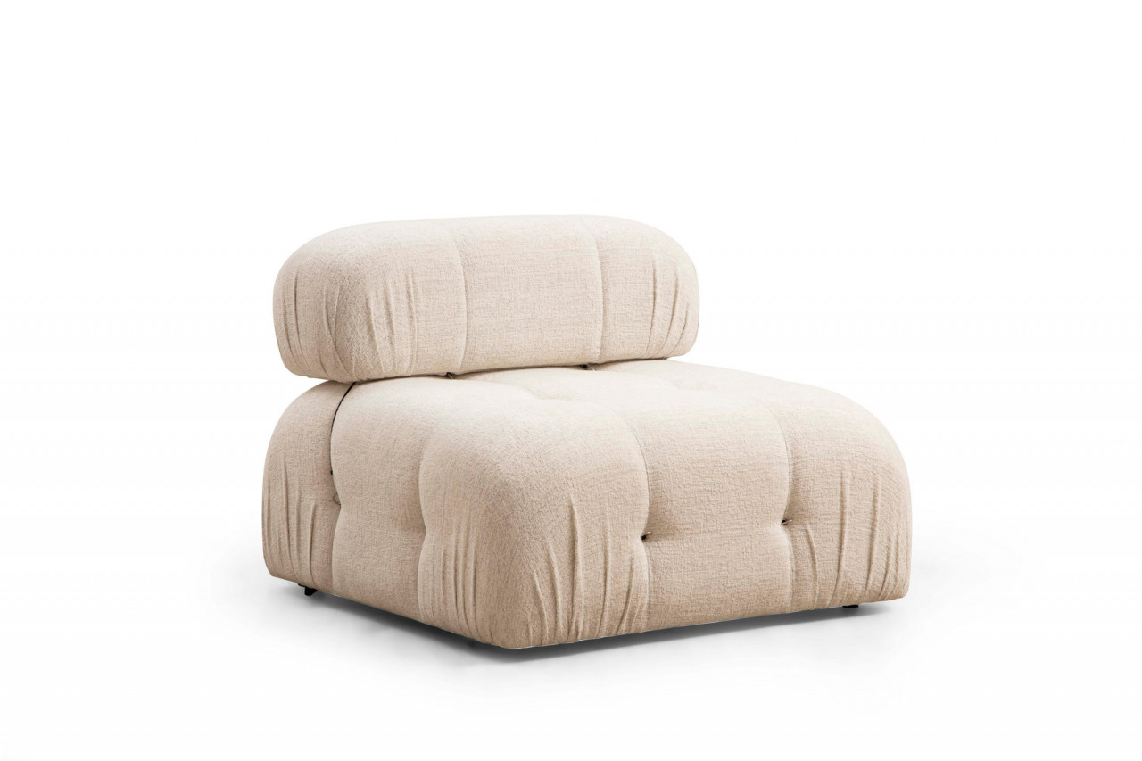 Poze Canapea 3 locuri Bubble crem plusata (L1-O1-1R)