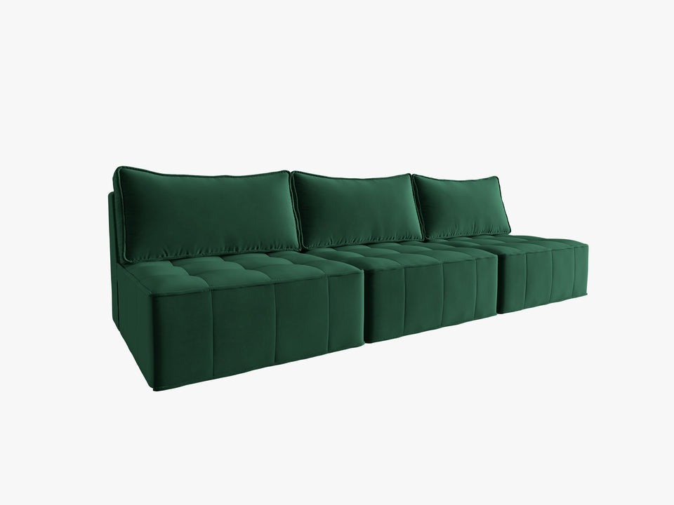 Poze Canapea 3 locuri fara brate Mike catifea L240 cm