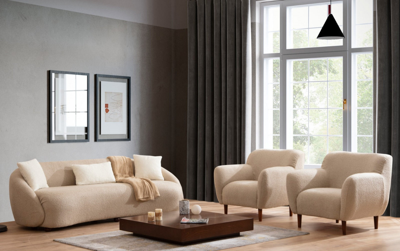 Poze Canapea 3 locuri Napoli cappuccino