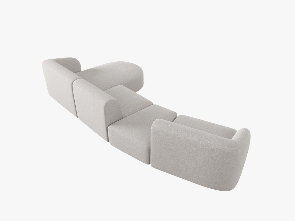 Poze Canapea 5 locuri Shane chenille L338 cm