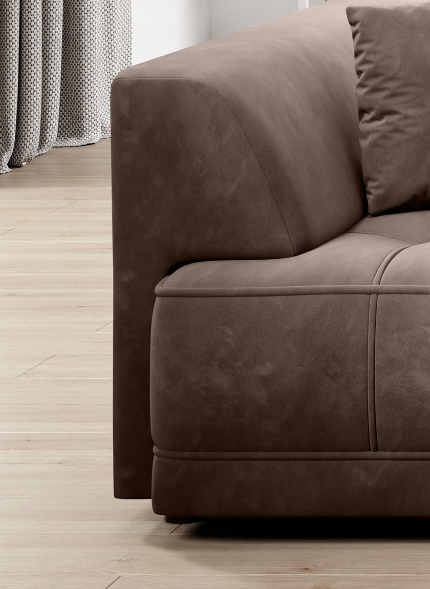 Poze Canapea cu reglaj electric Tiga Bigsofa L302 cm