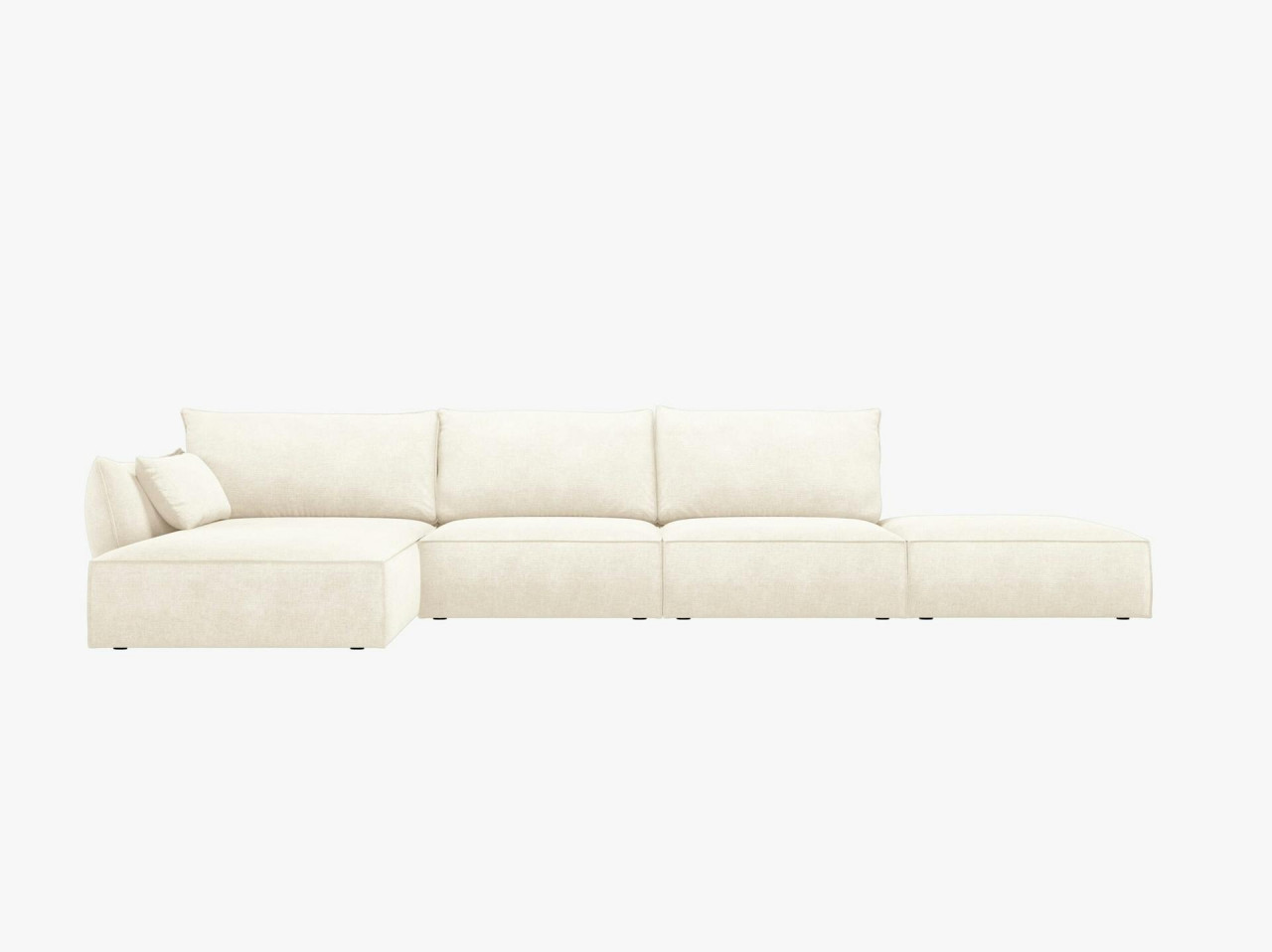 Poze Canapea deschisa 5 locuri Kaelle chenille L364 cm