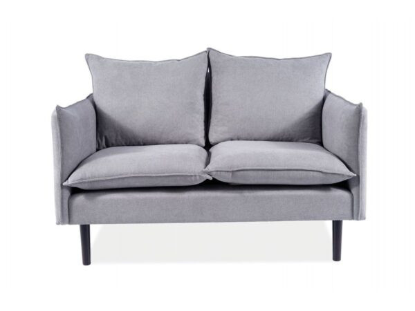 Poze Canapea tapitata Flora Velvet – Gri