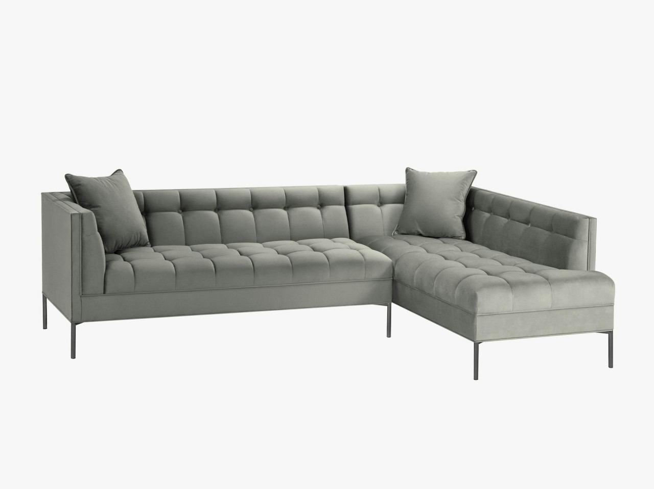 Poze Coltar 5 locuri Karoo catifea L270 cm