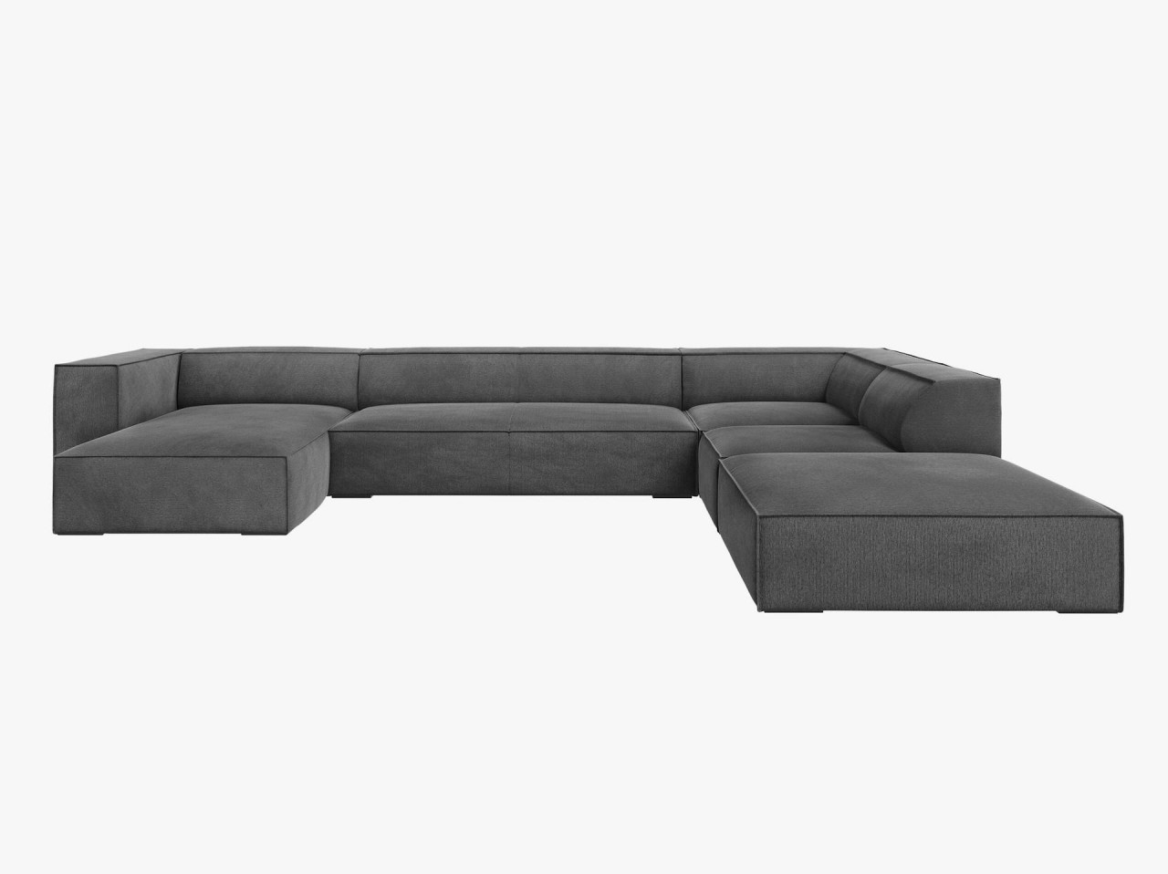 Poze Coltar 6 locuri Agawa stofa L365 cm