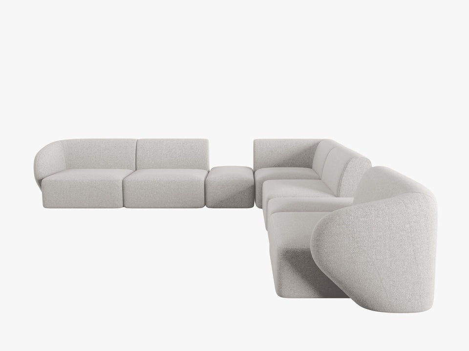 Poze Coltar 7 locuri Shane chenille L307 cm