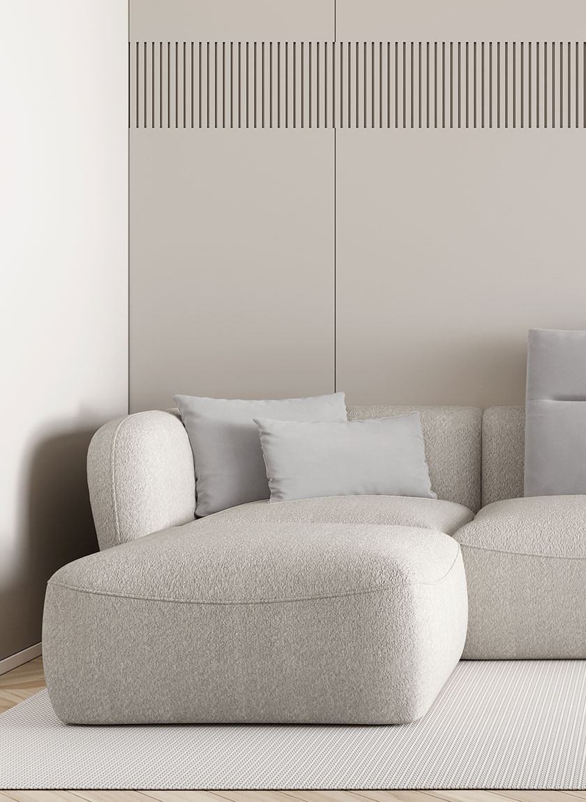Poze Coltar Candelo mini - B80xL308xl190xh88 cm